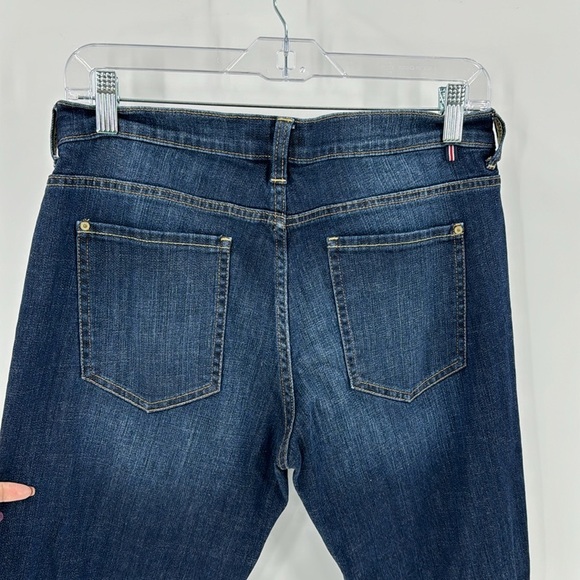 Tommy Hilfiger Goshen Boyfriend Boot Cut Womens Mid Rise Jeans cropped - Picture 7 of 10